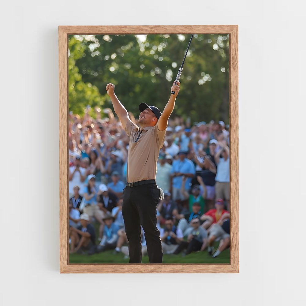 Poster Xander schauffele viser – affiche Golf (vue 4)